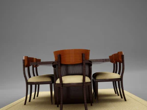 ダイニング03 3Dモデル