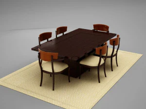 ダイニング03 3Dモデル