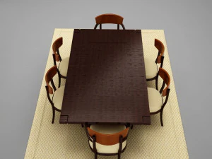 ダイニング03 3Dモデル