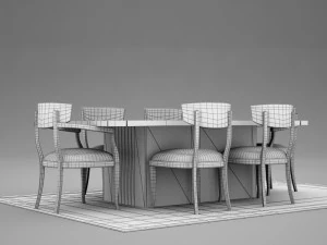 ダイニング03 3Dモデル