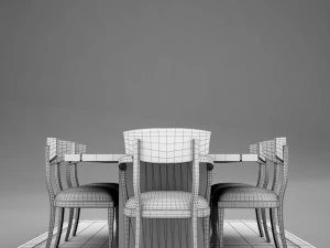 ダイニング03 3Dモデル