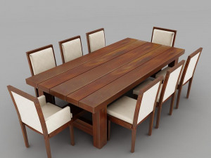 dinning table 3Dモデル