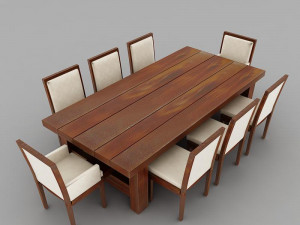 dinning table 3Dモデル