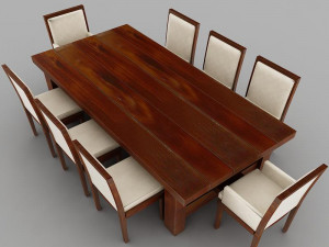 dinning table 3Dモデル