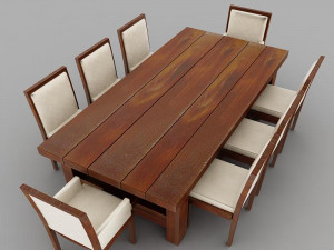 dinning table 3Dモデル