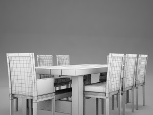 dinning table 3Dモデル