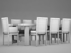 dinning table 3Dモデル