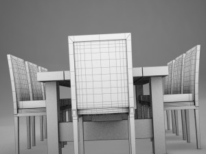 dinning table 3Dモデル