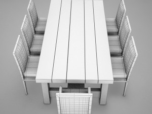 dinning table 3Dモデル