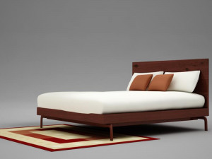 bed 02 3D मॉडल