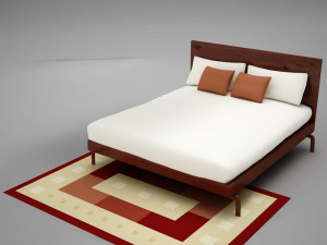 bed 02 3D मॉडल