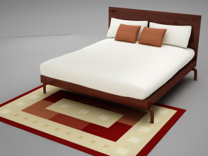 bed 02 3D मॉडल