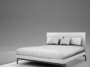 bed 02 3D मॉडल