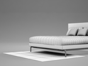 bed 02 3D मॉडल