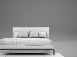 bed 02 3D Model