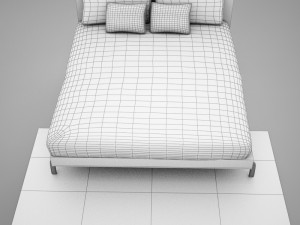 bed 02 3D मॉडल