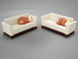 file sui divani Modello 3D