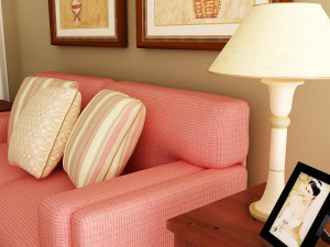living pink 3D मॉडल
