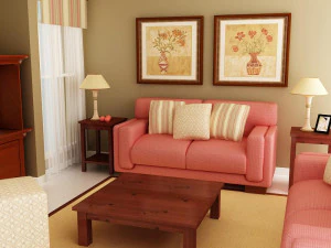 living pink 3D Model
