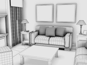 living pink 3D Model