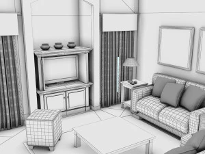living pink 3D Model