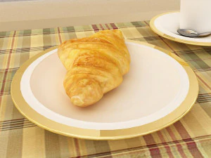 croissant 3D Model