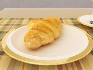 croissant 3D Model
