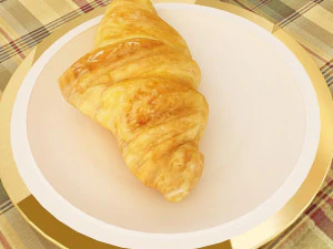 croissant 3D Model