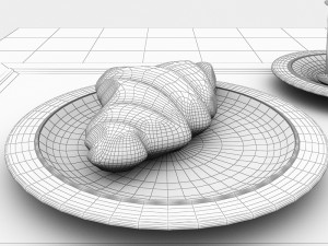 croissant Modèle 3D