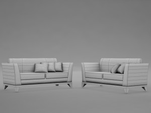 sofa pool modern tropic 3D मॉडल