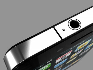 low cost high def iphone 4g black white Modelo 3D