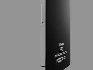 low cost high def iphone 4g black white Modelo 3D