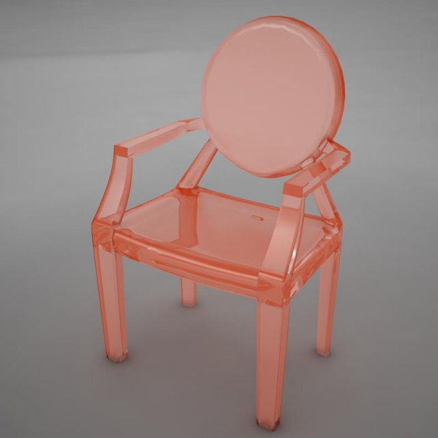 ultra moder plastic club chair Model 3D .c4d .max .obj .3ds .fbx .stl .blend 
