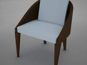 clasic modern chair 3D Model