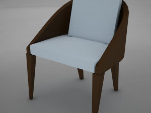 clasic modern chair 3D मॉडल