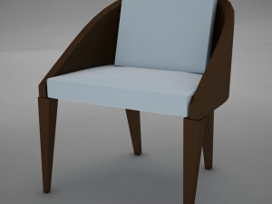 clasic modern chair 3D मॉडल