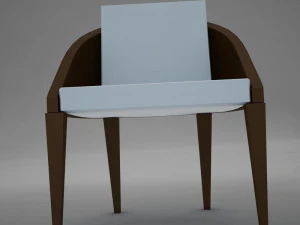 cadeira moderna cl&aacute;ssica Modelo 3D