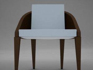 clasic modern chair 3D मॉडल