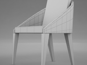 clasic modern chair 3D मॉडल