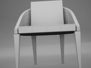 clasic modern chair 3D मॉडल