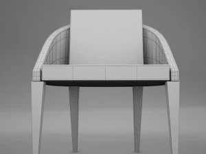 cadeira moderna cl&aacute;ssica Modelo 3D