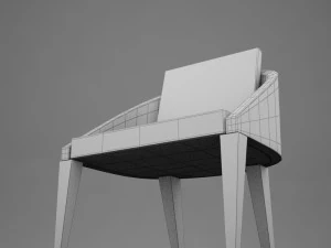 cadeira moderna cl&aacute;ssica Modelo 3D