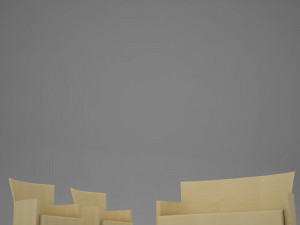 sofas living 2 Modelo 3D