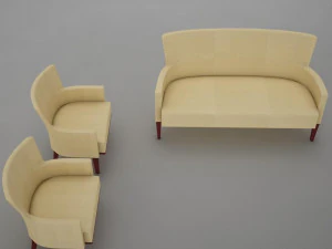 sofas living 2 3D Model