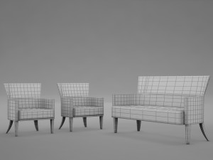 sofas living 2 Modelo 3D