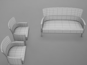 sofas living 2 Modelo 3D
