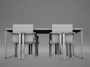 dinning07 3D Модель