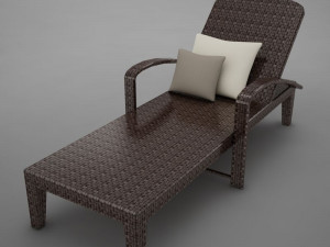 sofa chair 3 modern tropic 3D Model