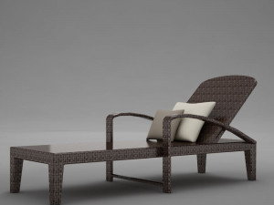 sofa chair 3 modern tropic 3D मॉडल