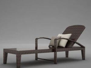 sofa chair 3 modern tropic 3D Model